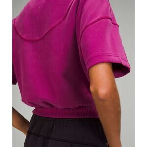 Lululemon Softstream Gathered T-Shirt Magenta Purple Size 6